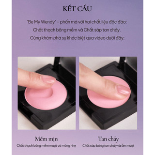 Má hồng DINTO Be My Wendy Marshmallow & Melting Blusher