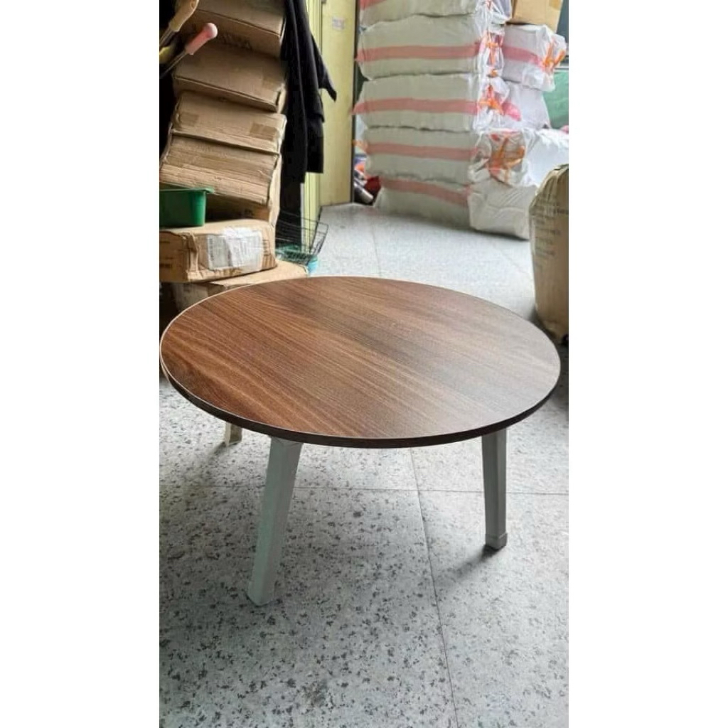 Bàn tròn gấp gọn ngồi bệt học sinh tiện ích chân nhựa cứng 60x60 NAVACO