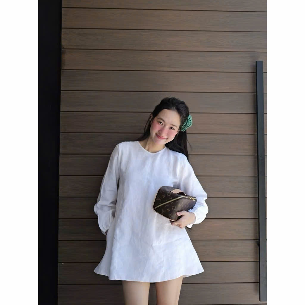 𝗟𝗮𝗻𝗱𝘆  - Áo Linen tay dài