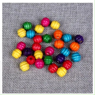 210 hạt gỗ hình bầu dục, các loại hạt gỗ trang trí...