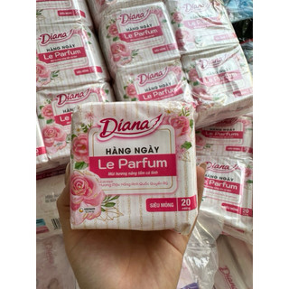 Băng Vệ Sinh Diana Hàng Ngày Le Parfum Hương Mộc Hồng Anh Quốc Gói 20 Miếng - Lê Minh Hương Shop