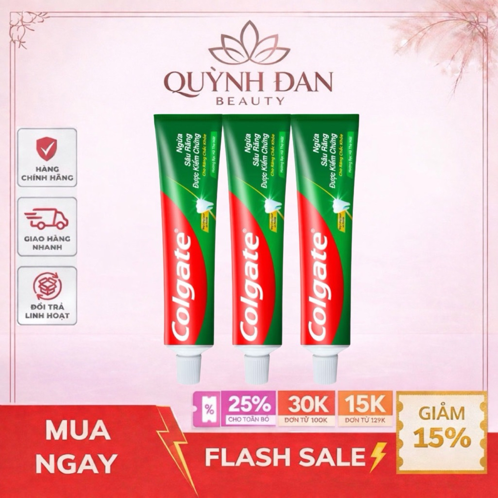 Kem đánh răng Colgate ngừa sâu răng răng chắc khỏe 225g/tuýp