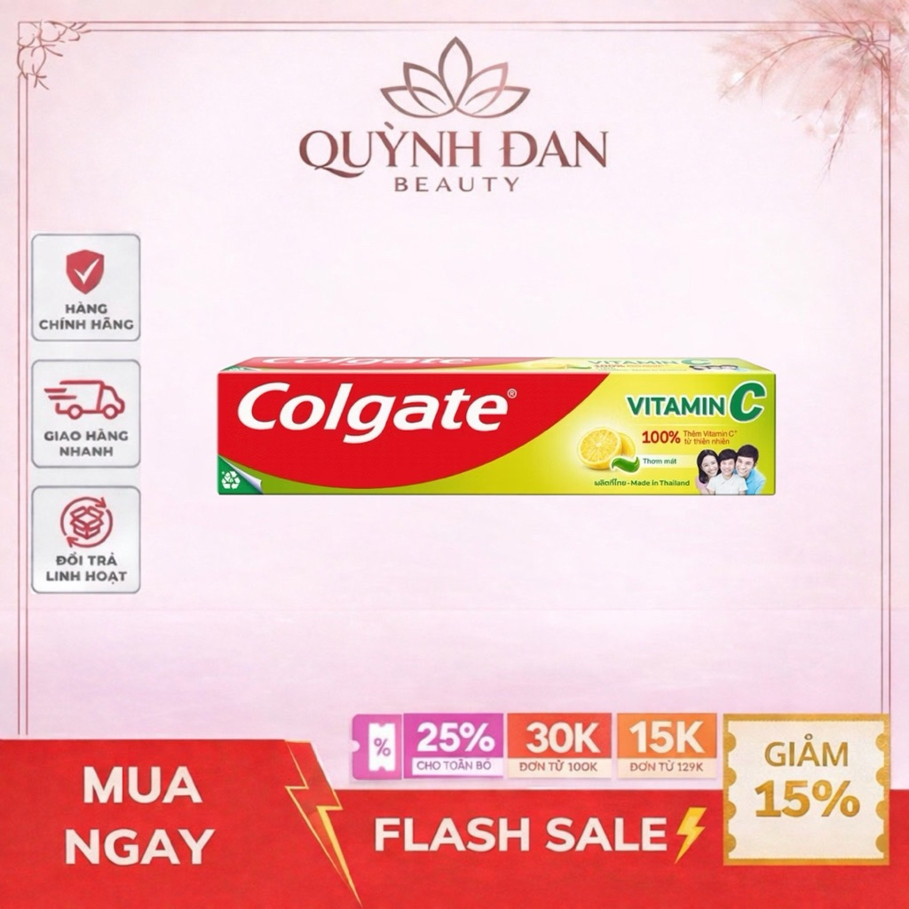 Kem đánh răng Colgate Vitamin C thơm mát 170g