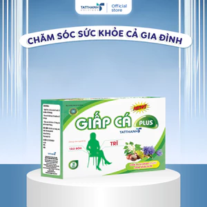 Viên Uống Giấp Cá Plus - Giúp Nhuận Tràng, Giảm Táo Bón, Ngăn Ngừa Trĩ hộp 30 viên