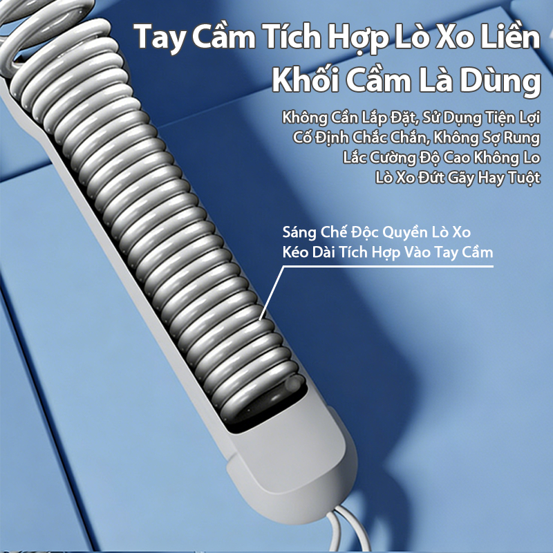 Gậy Tập Tay Lò Xo Tập Tay Tại Nhà Gậy Thể Lực Lò Xo Dành Cho Nam Nữ Cordless Battle Rope