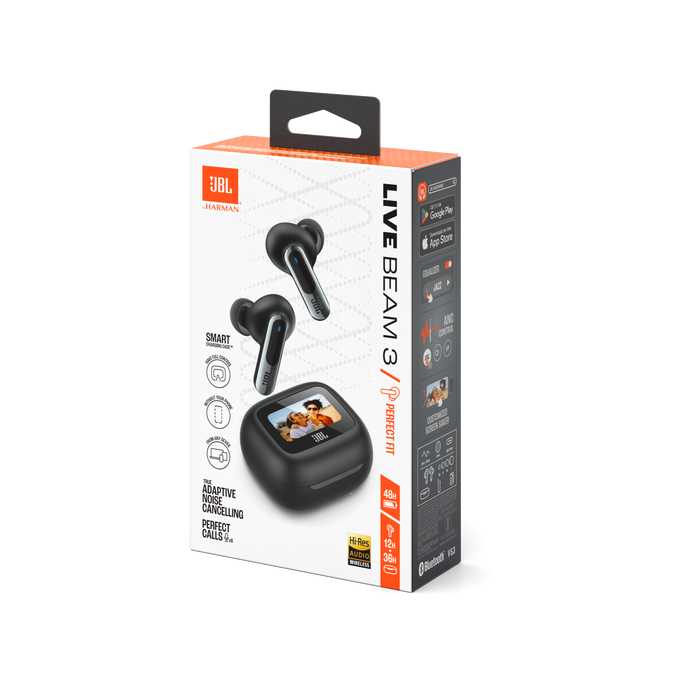 NewSeal Tai nghe JBL Live Beam 3 (Bluetooth 5.3 | Pin 12h | IP55 | Chống ồn ANC | LDAC | JBL Spatial | Màn hình LED) | BigBuy360 - bigbuy360.vn