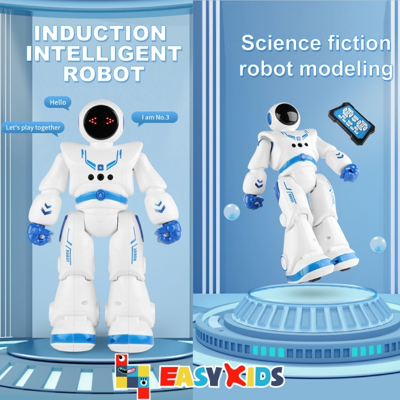 Robot Đồ Chơi Thông Minh Cho Bé Điều Khiển Từ Xa STEAM Đồ Chơi Giáo Dục Cho Bé Cảm Ứng