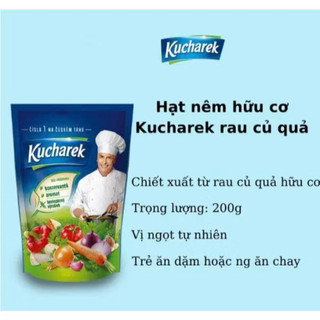 Hạt nêm hữu cơ từ rau củ Kucharek chay hữu cơ, thơm ngon tiện lợi
