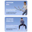 Gậy Thể Lực Lò Xo Tập Tay Cordless Battle Rope Tại Nhà Dành Cho Nam Nữ
