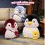 Gấu bông chim cánh cụt cute nhiều màu đỏ đen xanh dương – Thú nhồi bông nhiều size mini đến lớn mềm mịn quà tặng