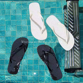 Dép Kẹp Xỏ Ngón Nữ Hoạ Tiết Chấm Bi | Dép Đi Biển, Dép Đi Chơi, Dép Du Lịch Hè Êm Nhẹ Chống Trơn L1 |Minimal Style 2026