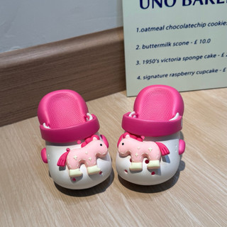 Dép sục hình ngựa dễ thương đáng yêu, đế chống trơn trượt cho bé trai bé gái