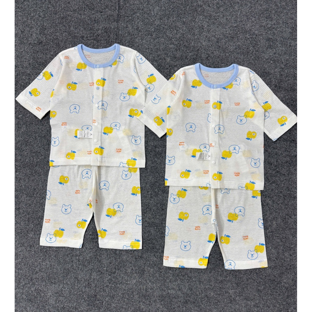 Bộ lửng cotton giấy Bekiz hoạ tiêt gấu xinh yêu (80,120)