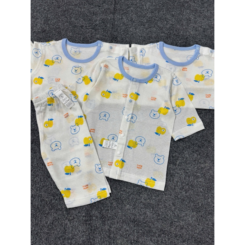 Bộ lửng cotton giấy Bekiz hoạ tiêt gấu xinh yêu (80,120)