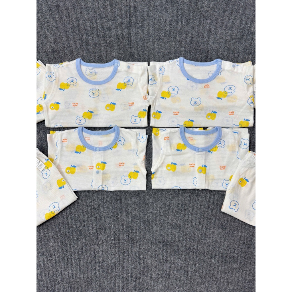 Bộ lửng cotton giấy Bekiz hoạ tiêt gấu xinh yêu (80,120)
