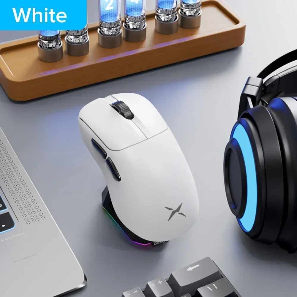 Chuột Gaming Không Dây Siêu Nhẹ Delux M500 Pro 3 Modes Cảm Biến PixArt PAW3395 Có Dock Sạc - HCK | BigBuy360 - bigbuy360.vn
