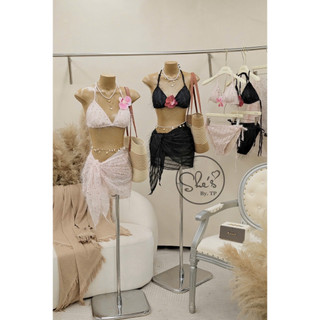 Bikini 2 Mảnh Kim Sa Kèm Choàng