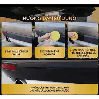 Chai xịt phục hồi nhựa nhám HANNI dùng cho xe máy, ô tô dung tích 200ml