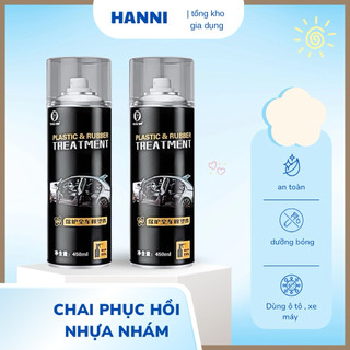 Chai xịt phục hồi nhựa nhám HANNI dùng cho xe máy, ô tô dung tích 200ml