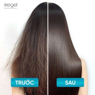 [Hàng salon] Cặp Dầu Gội Xả Megei 750ml .siêu thơm .siêu mượt ngăn tóc gãy rụng
