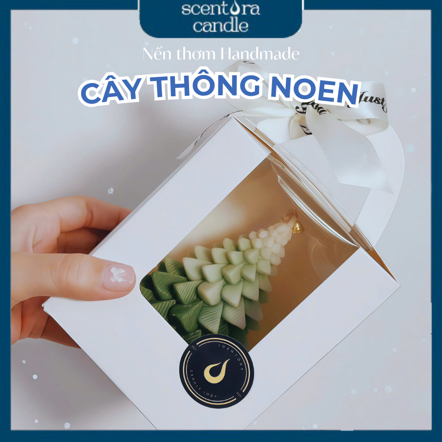 Sáp Thơm Cây Thông Noel, Khử Khuẩn, Tạo mùi Thơm,Trang Trí, Decor Phòng, Tặng quà Sinh Nhật, Noen
