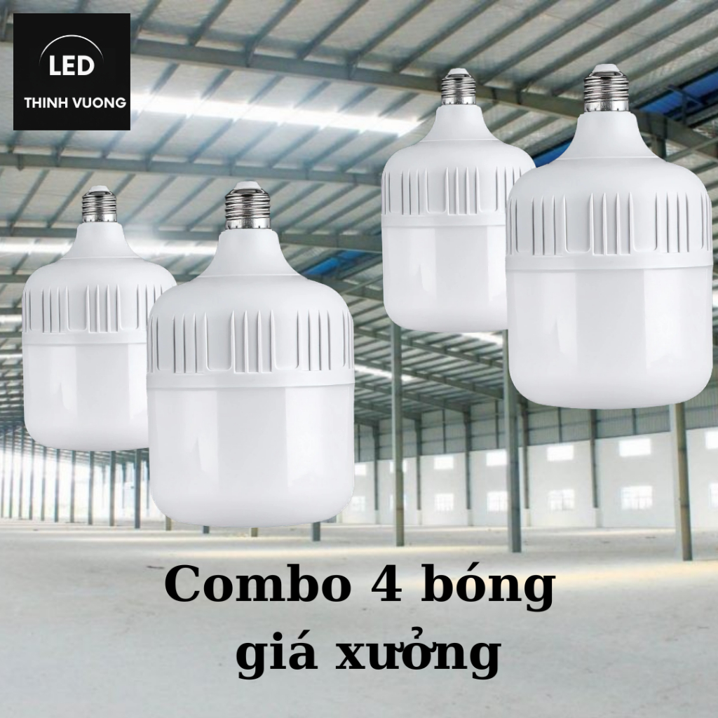 Combo Bóng đèn LED 30W 220V Thịnh Vượng | LED Bulb Siêu Sáng 2500 Lumen | Bền – Tiết Kiệm Điện