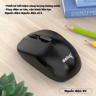 Chuột không dây Wireless 2.4G Deiog Q1 DPI 1600, Thiết kế nhỏ gọn - Phụ Kiện Nhất Tín
