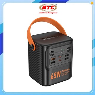Pin dự phòng Hoco J152 Pro 80000mAh 2 cổng TypeC PD In / Out 65W & USB-A max 22.5W, Sạc được Lap/Mac, Đèn led siêu sáng