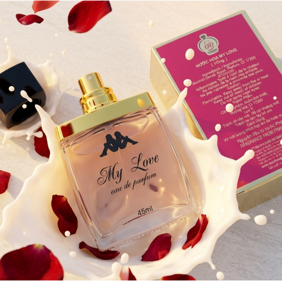 Nước Hoa Nữ MY LOVE Lưu Hương Lâu, Mùi Tự Nhiên, NGọt Ngào, Quyến Rũ 45ml