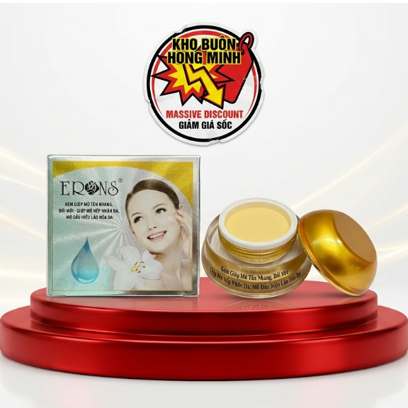 Kem Dưỡng Trắng Hồng - Phục Hồi Da Thâm Sạm - Cân Bằng Độ Ẩm  ERons (Vàng-Xám)