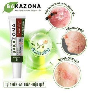 Kem Bôi Kiến Ba Khoang, Giời Leo, Côn Trùng Đốt Bakazona Plus Chiết Xuất Từ Thảo Mộc Hỗ Trợ Làm Dịu Vết Thương - 15