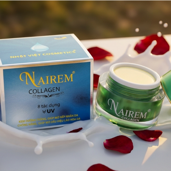 Kem Nairem Thấm Sâu Tan Nhanh - Dưỡng Sáng Mịn, Bảo Vệ Da Trước Ánh Nắng (8 Tác Dụng Xanh)