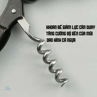 Khui Vang Thép Không Gỉ Đa Năng | Dụng Cụ Mở Nắp Chuyên Dụng, Thiết Kế Nhỏ Gọn - Tiện Lợi