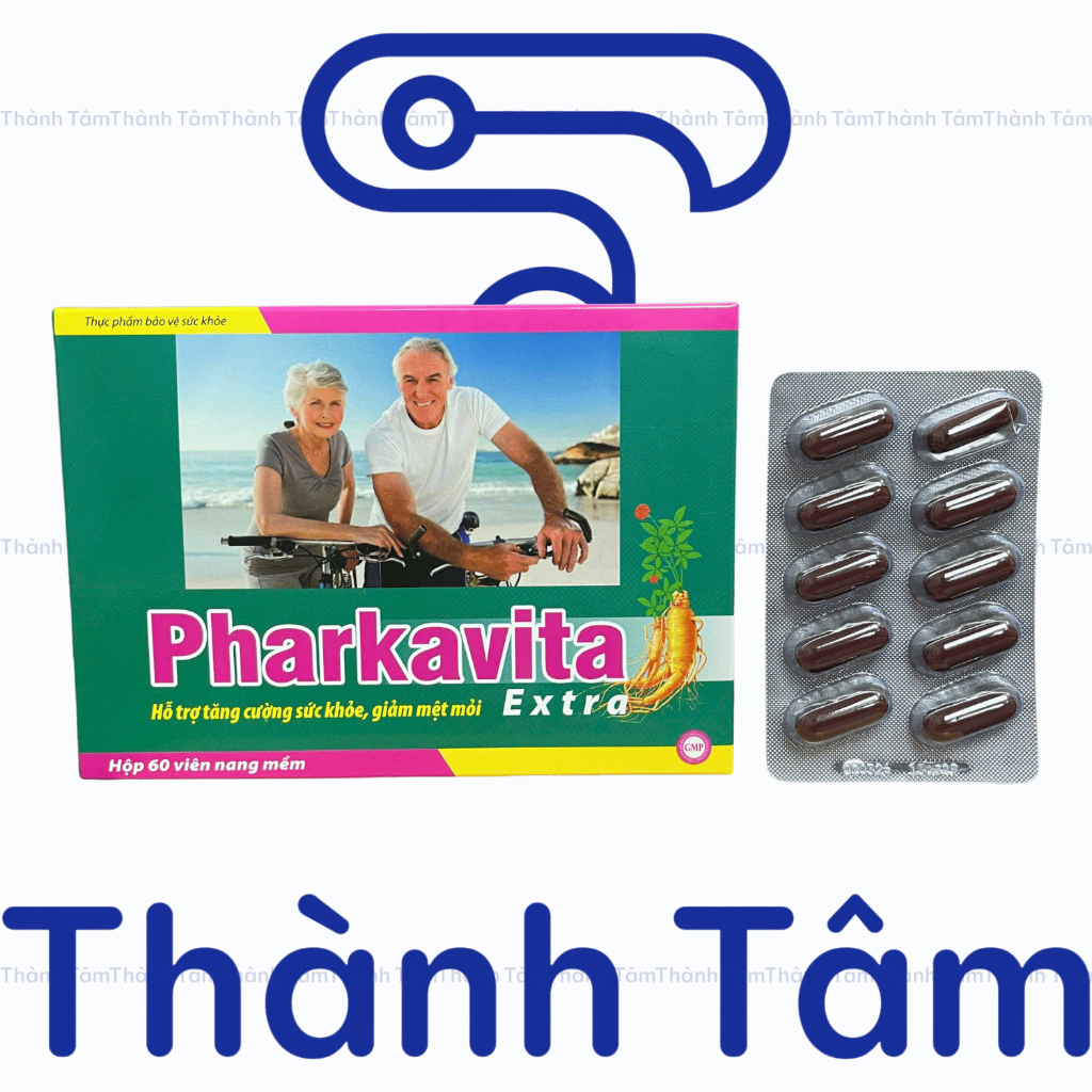 Viên uống PHARKAVITA EXTRA XANH 60V bổ sung vitamin tăng đề kháng, giảm mệt mỏi, ăn ngon