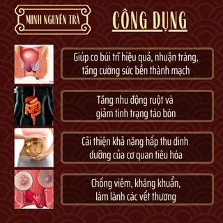 Trà Trĩ Táo Bón - Minh Nguyên - Trĩ nội, trĩ ngoại, táo bón, ngứa đau rát xuất huyết - Túi 50 lọc