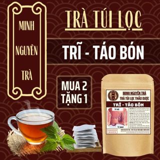 Trà Trĩ Táo Bón - Minh Nguyên - Trĩ nội, trĩ ngoại, táo bón, ngứa đau rát xuất huyết - Túi 50 lọc