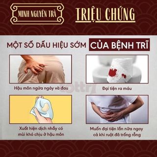 Trà Trĩ Táo Bón - Minh Nguyên - Trĩ nội, trĩ ngoại, táo bón, ngứa đau rát xuất huyết - Túi 50 lọc