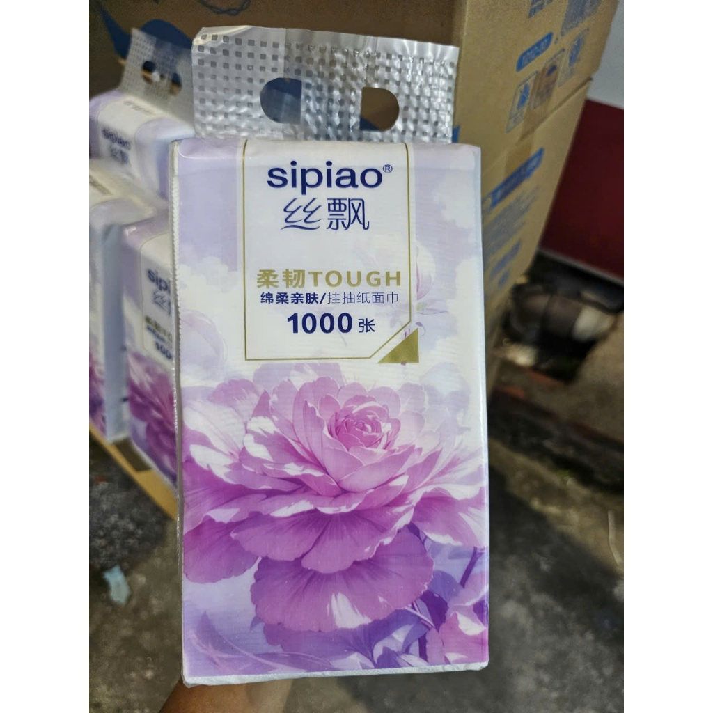 Giấy Treo Tường SIPIAO 1000 Tờ – Combo 10 Bịch – Giấy Mềm Không Bụi – Tặng Móc Treo Tiện Lợi