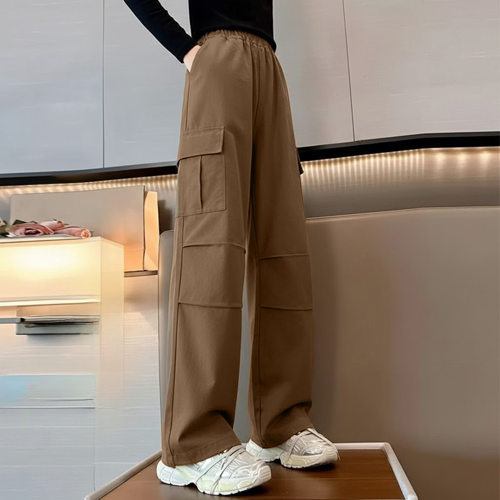 Quần kaki 2 da túi hộp cho bé gái size đại BEESHOP KM0015