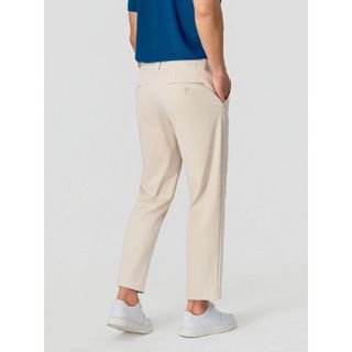 Quần dài kaki nam YODY mặt vải chạm mát, phom regular MCCH26A006