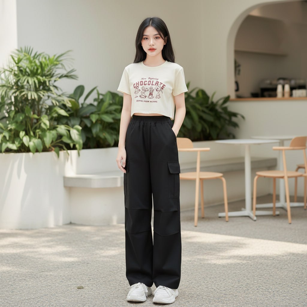 Quần kaki 2 da túi hộp cho bé gái size đại BEESHOP KM0015