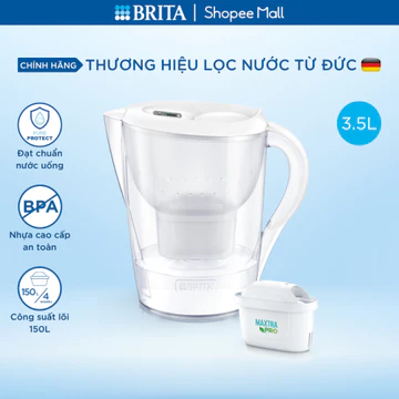 Bình lọc nước BRITA Marella XL 3.5L (có sẵn 1 lõi lọc Maxtra Pro)