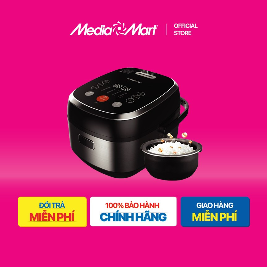 [MediaMart-FREESHIP] Nồi cơm điện tử cao tần 1.8 lít Coex CR-3459BG