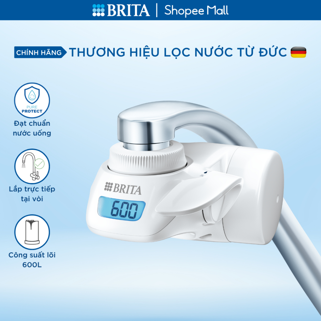 Thiết bị lọc nước tại vòi BRITA On Tap Pro VM-F (có sẵn 1 lõi lọc BRITA On Tap VM-F cao cấp)
