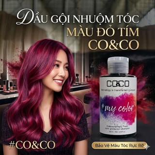 Dầu Gội Nhuộm Tóc Màu Đỏ Tím C0&C0 150ml/300ml