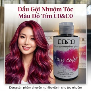 Dầu Gội Nhuộm Tóc Màu Đỏ Tím C0&C0 150ml/300ml