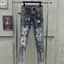 Quần Jeans Nam Xám Tua Có Vảy Sơn Có Bốn Cúc