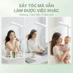 Máy Sấy Tóc Tự Động Dạng Đứng Vietnamrobovac A1D - Sấy tóc rảnh tay, cửa gió kép sấy nhanh + 100 triệu ion âm dưỡng tóc — ảnh 5
