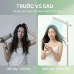 Máy Sấy Tóc Tự Động Dạng Đứng Vietnamrobovac A1D - Sấy tóc rảnh tay, cửa gió kép sấy nhanh + 100 triệu ion âm dưỡng tóc — ảnh 8