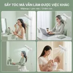 Máy Sấy Tóc Đứng Vietnamrobovac A0D - Sấy Tóc Tự Động- Dưỡng Tóc Mềm Mượt Bằng ion Âm - Điều Chỉnh Góc 180 Độ — ảnh 5